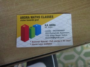 Arora Maths Classes