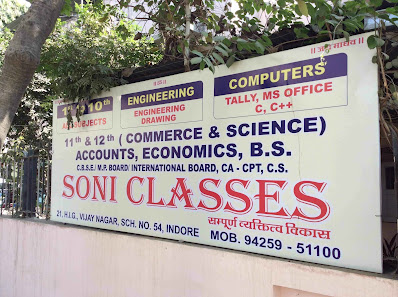 SONI CLASSES of Commerce¸ Science & Engineering