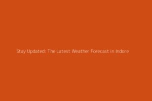 current weather in indore
